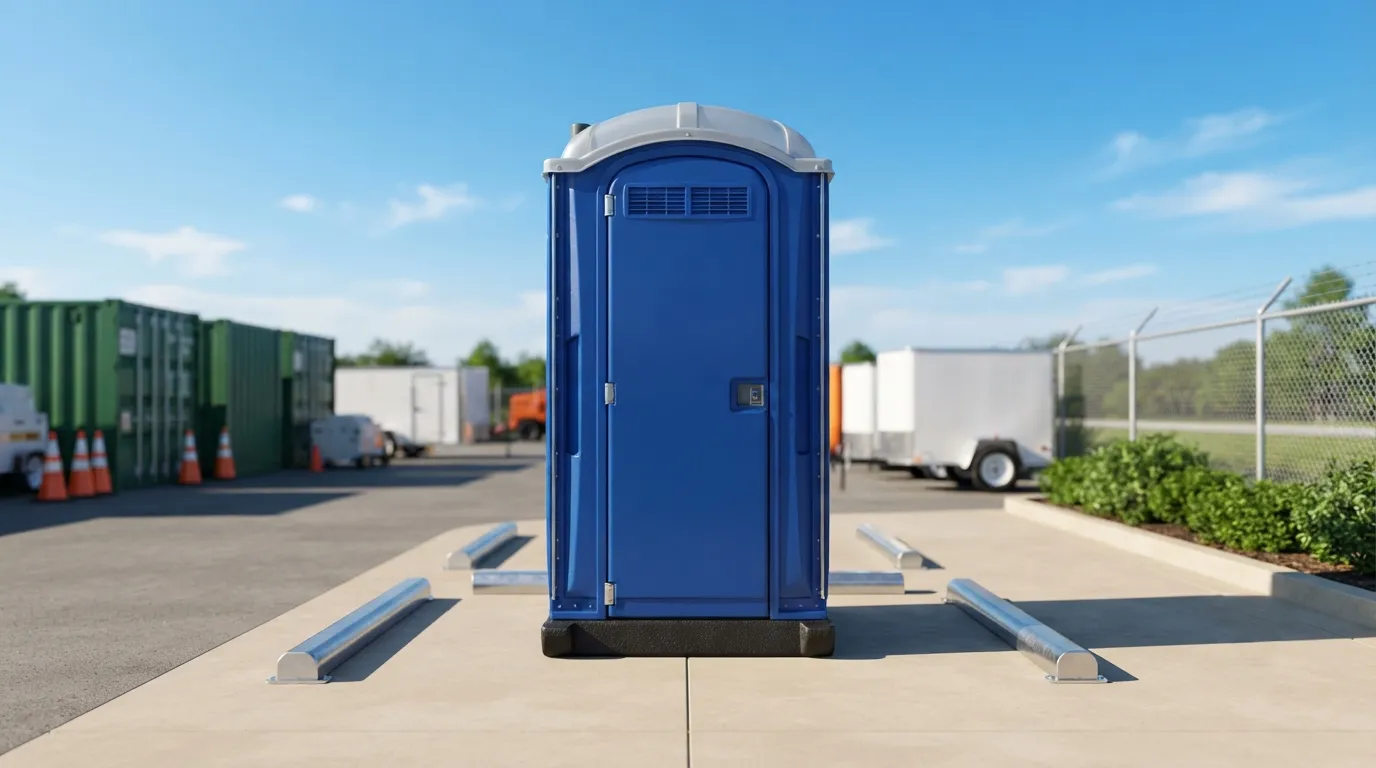 Portable toilet units ready for delivery in Beaumont, TX